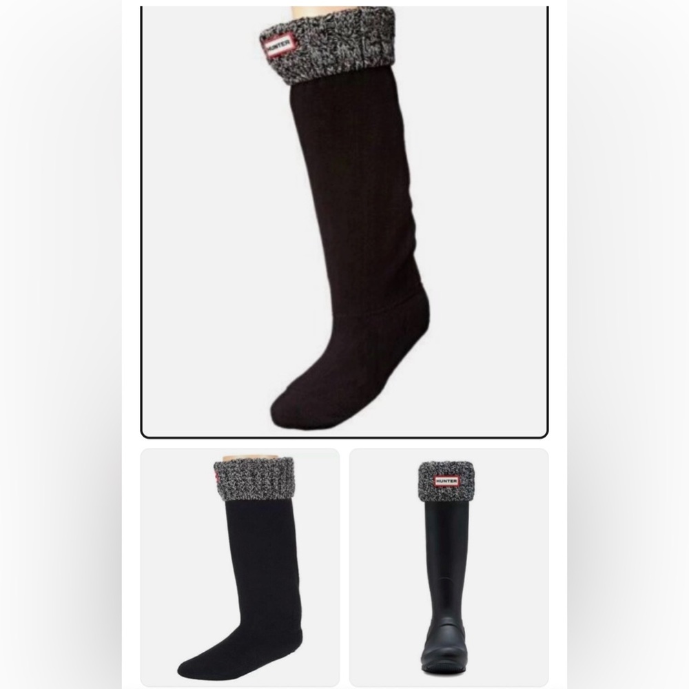 NIB-Hunter 6-Stitch Cable Tall Boot Socks
